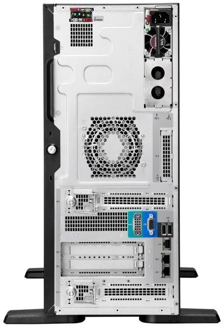 HPE ProLiant ML110 Gen11 serveris, Intel Xeon-B 3508U 8 branduolių (2,10 GHz, 22,50 MB), 32 GB (1 x 32 GB), 2 x 2 TB, 4 x LFF žemo profilio SATA, 2 x 1000 W