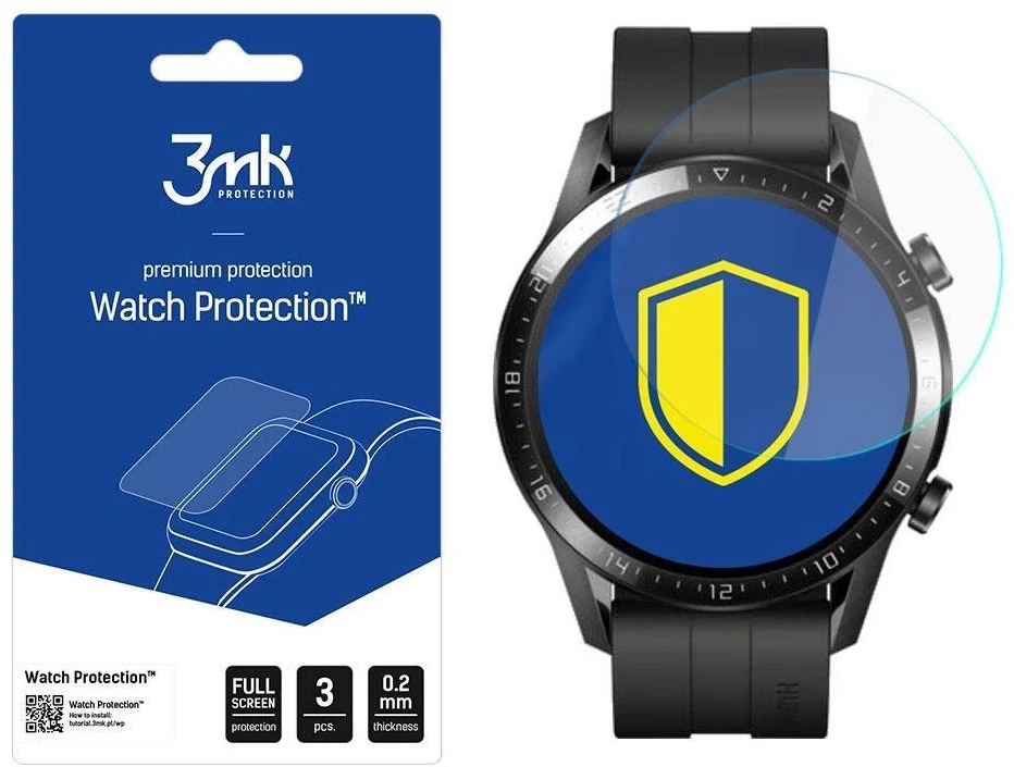 3Mk "Hybrid Glass Glass Premium Huawei Watch GT 2 (46 mm)"
