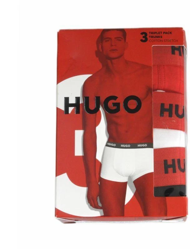 Hugo Boss Vyriški Tamprūs Bokseriai, 3 vnt. pakuotė - 10241868-972