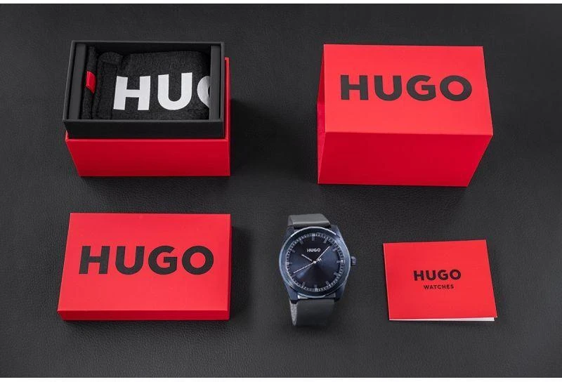 Hugo Boss HUGO Ryškus Vyriškas Laikrodis 1530352 + Dėžutė