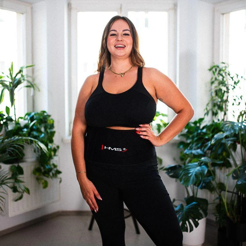 HULA HOP RINKINYS HHW12 VIOLETINIS SU SVORIAIS IR HMS DIRŽAS BR163 Juodas PLUS SIZE