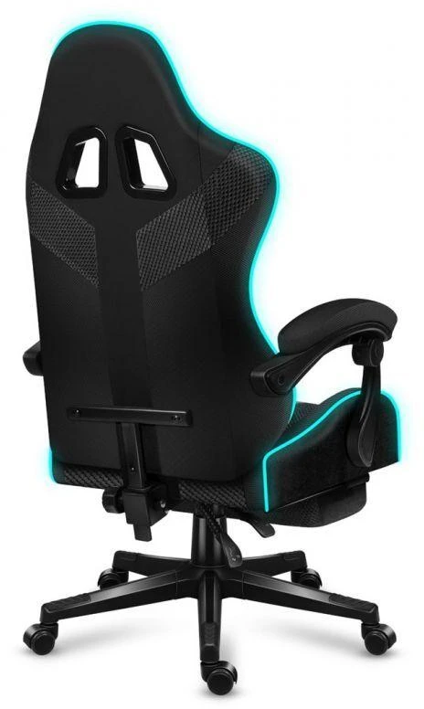 Žaidimų kėdė Huzaro Force 4.7 RGB, Juoda