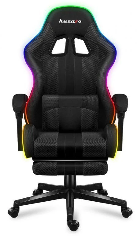 Žaidimų kėdė Huzaro Force 4.7 RGB, Juoda