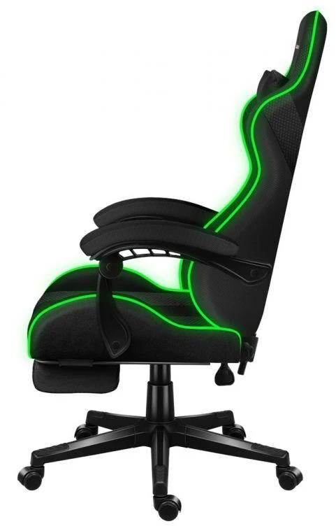 Žaidimų kėdė Huzaro Force 4.7 RGB, Juoda