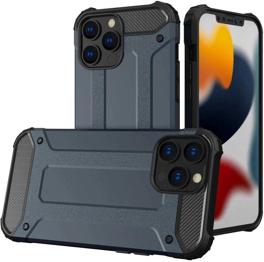Hurtel Hibrid dėklas skirtas iPhone 13 Pro, mėlynas