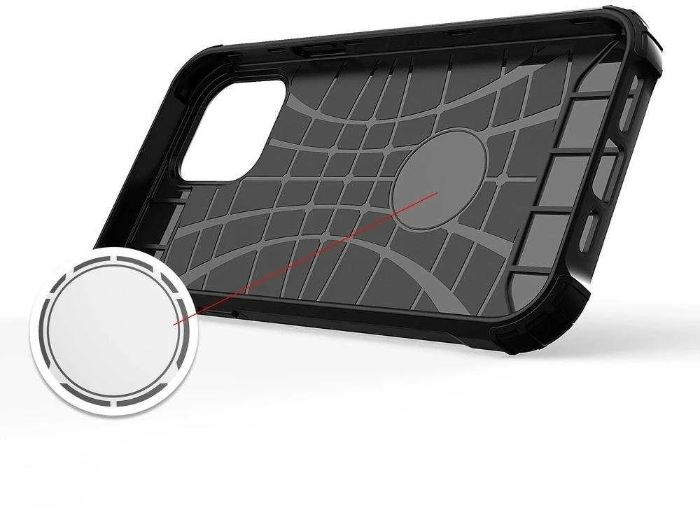 Hurtel Hibrid dėklas skirtas iPhone 13 Pro, sidabrinis