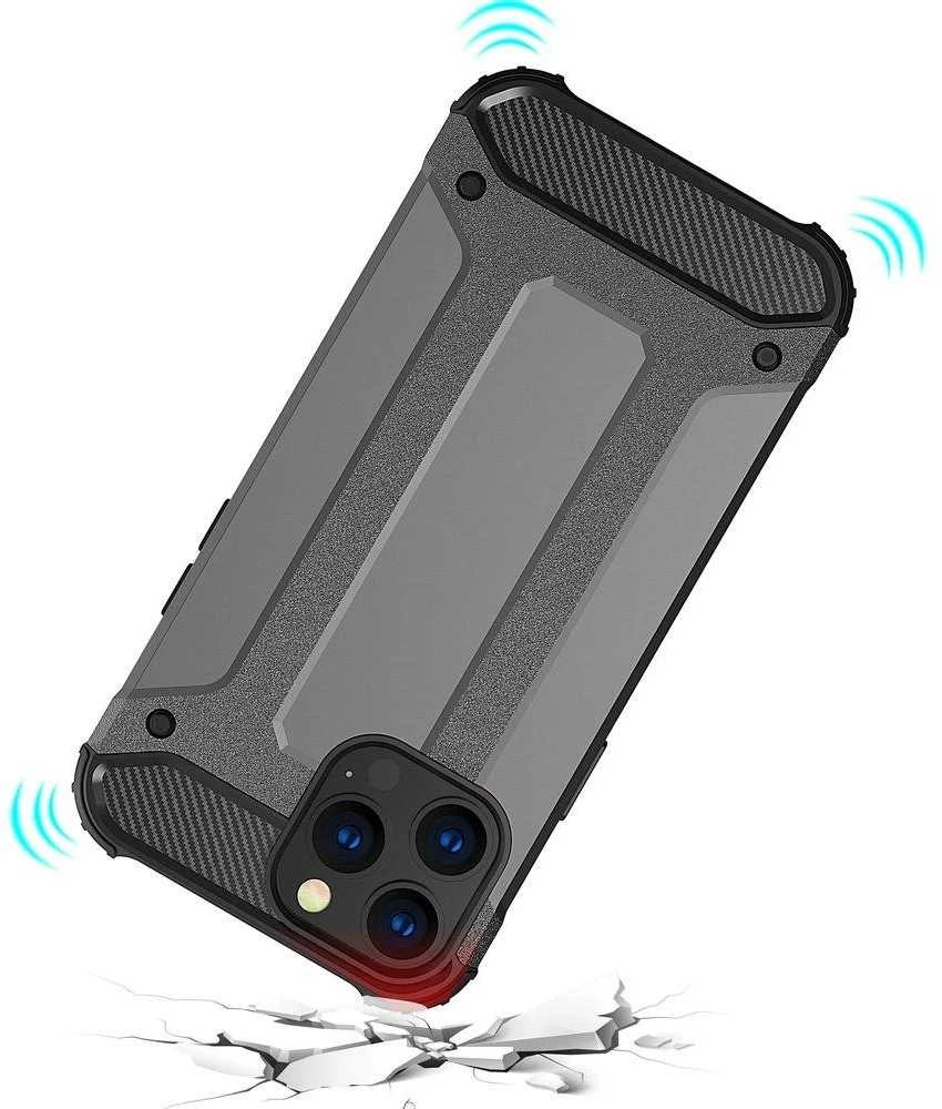 Hurtel Hibrid dėklas skirtas iPhone 13 Pro, sidabrinis