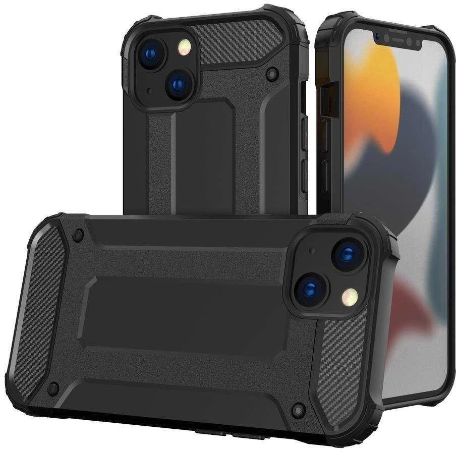 Hurtel Hybrid Armor dėklas skirtas iPhone 14 Plus, juodas