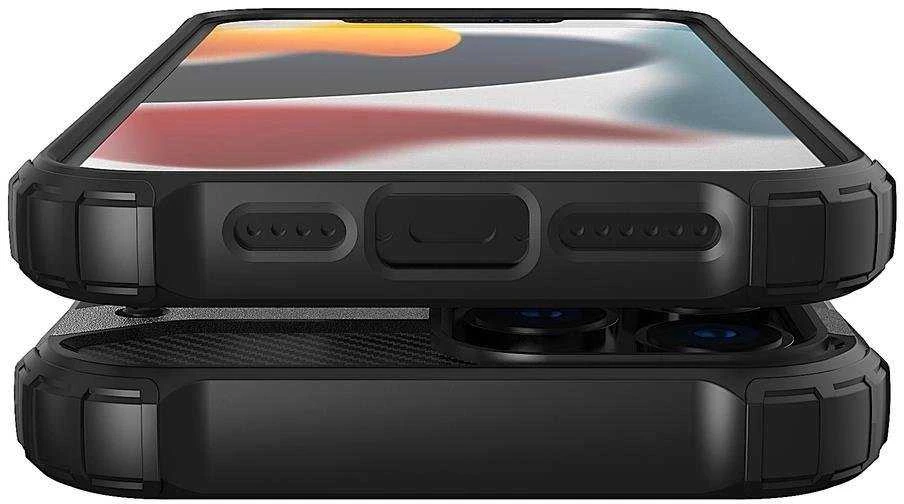 Hurtel Hybrid Armor dėklas skirtas iPhone 14 Pro Max, juodas