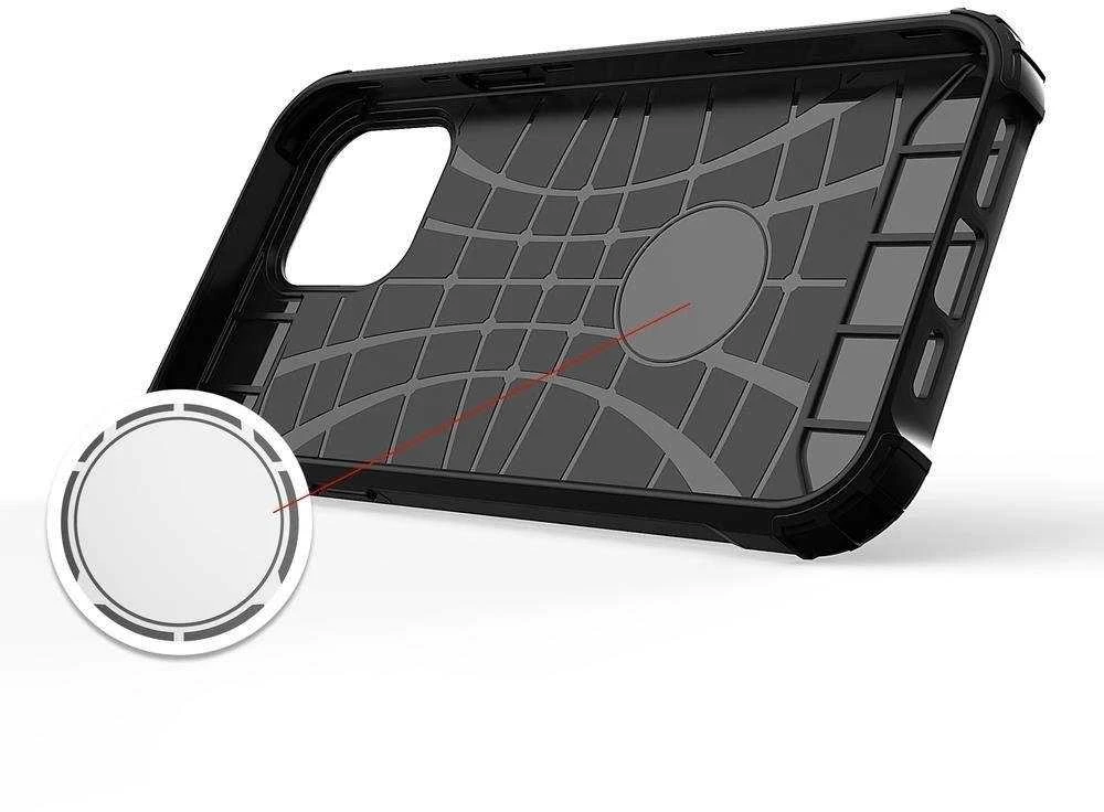 Hurtel Hybrid Armor dėklas skirtas iPhone 14 Pro, juodas