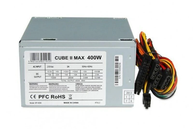 IBOX CUBE II maitinimo blokas 400W 12 CM VENTILIATORIUS