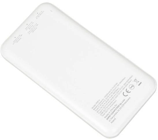 Nešiojamas Įkroviklis - iBox IPB10 10000mAh Quick Charge 3.0 Power Delivery 3.0 Baltas