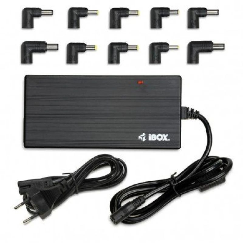 IBOX IUZ90WA 90W AUTO IUZ90WA nešiojamojo kompiuterio maitinimo adapteris (20 V; 90W)
