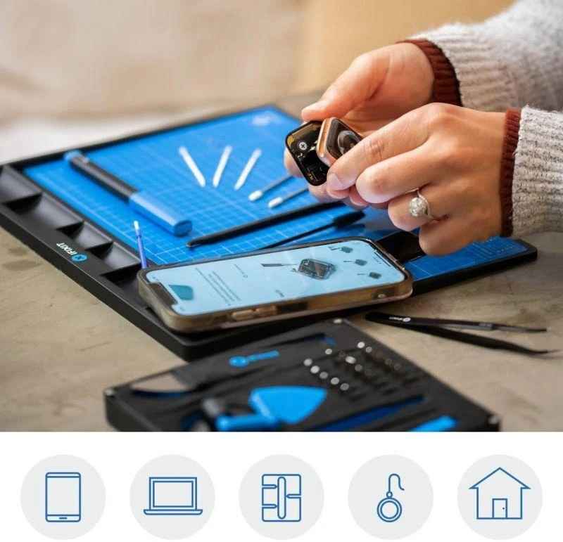 iFixit FixMat Mėlyna (Mėlynas) Magnetinis ESD Kilimėlis
