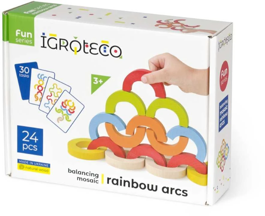 Igroteco balansinė mozaika, Vaivorykštė, 24 det.