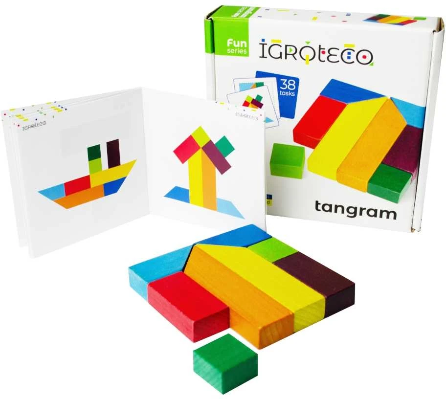 Dėlionė Igroteco Galvosūkis Tangrama, 8 det.
