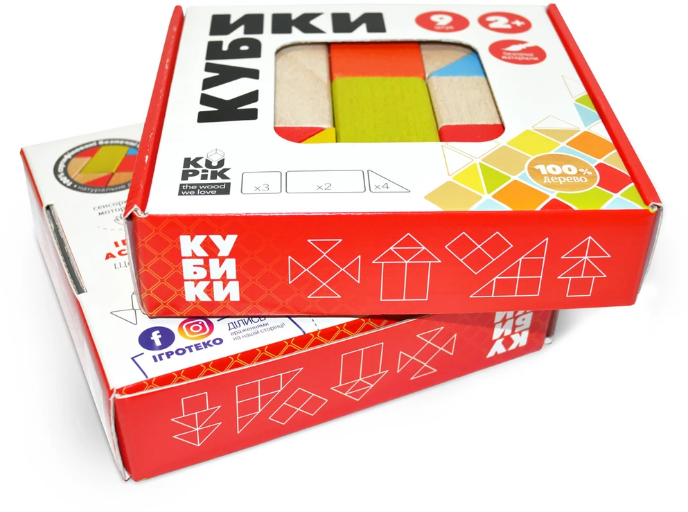 Igroteco Kaladėlių Mini rinkinys, 9 det.
