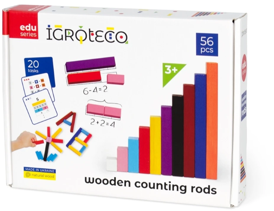 Igroteco skaičiavimo pagaliukai, 56 det.