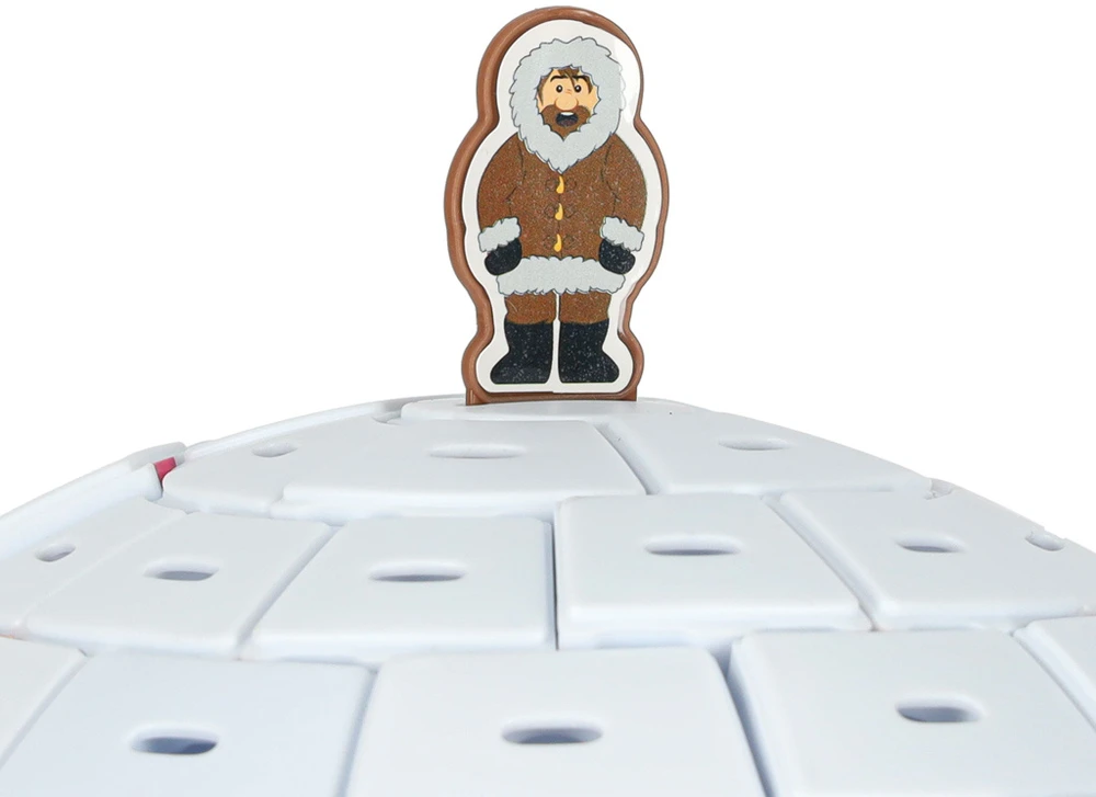 Ikonka Įgūdžių žaidimas statyti iglu pingvinus