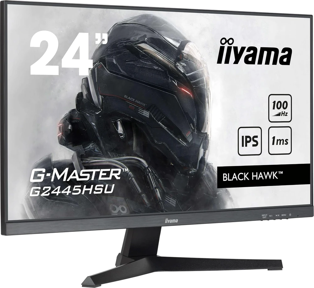 Monitorius iiyama G-Master G2441HSU-B1 Juodas Hawk - 144Hz | Full HD | IPS | 23.8"