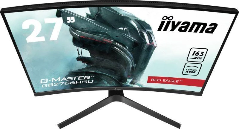 IIYAMA GB2766HSU-B1 27 colių ETE VA FHD Curved Gaming 1500R 16:9 3000:1 250cd/m2 1ms 2xHDMI