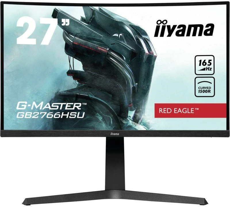 IIYAMA GB2766HSU-B1 27 colių ETE VA FHD Curved Gaming 1500R 16:9 3000:1 250cd/m2 1ms 2xHDMI