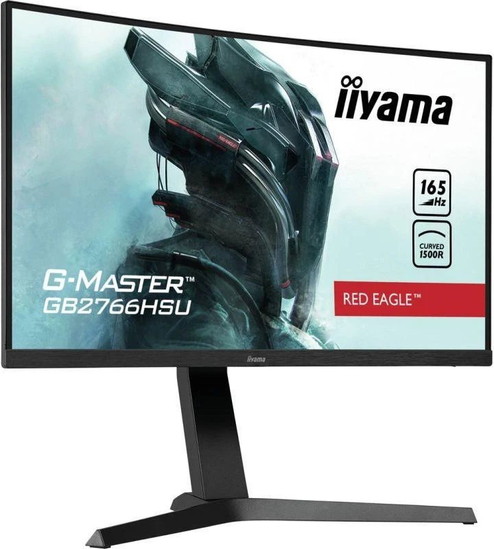 IIYAMA GB2766HSU-B1 27 colių ETE VA FHD Curved Gaming 1500R 16:9 3000:1 250cd/m2 1ms 2xHDMI