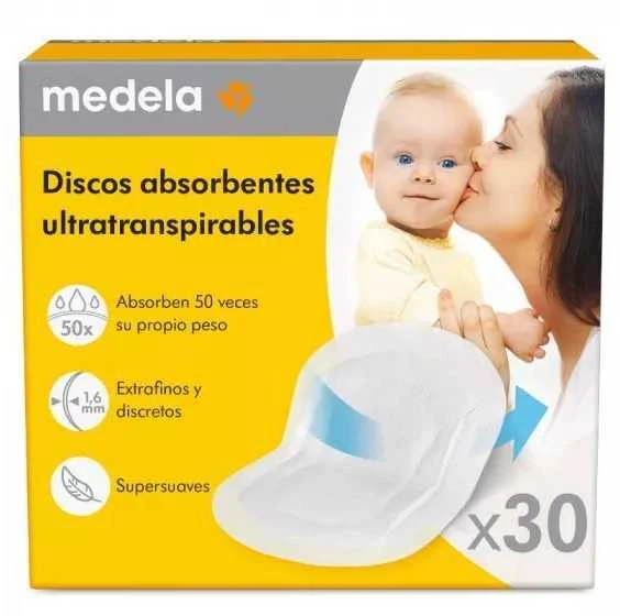 Medela Safe y Dry Ultra Thin Disposable įklotai į liemenėlę 30 vnt