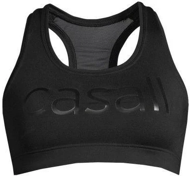 Ikoniška vilnos sportinė liemenėlė juoda CASALL