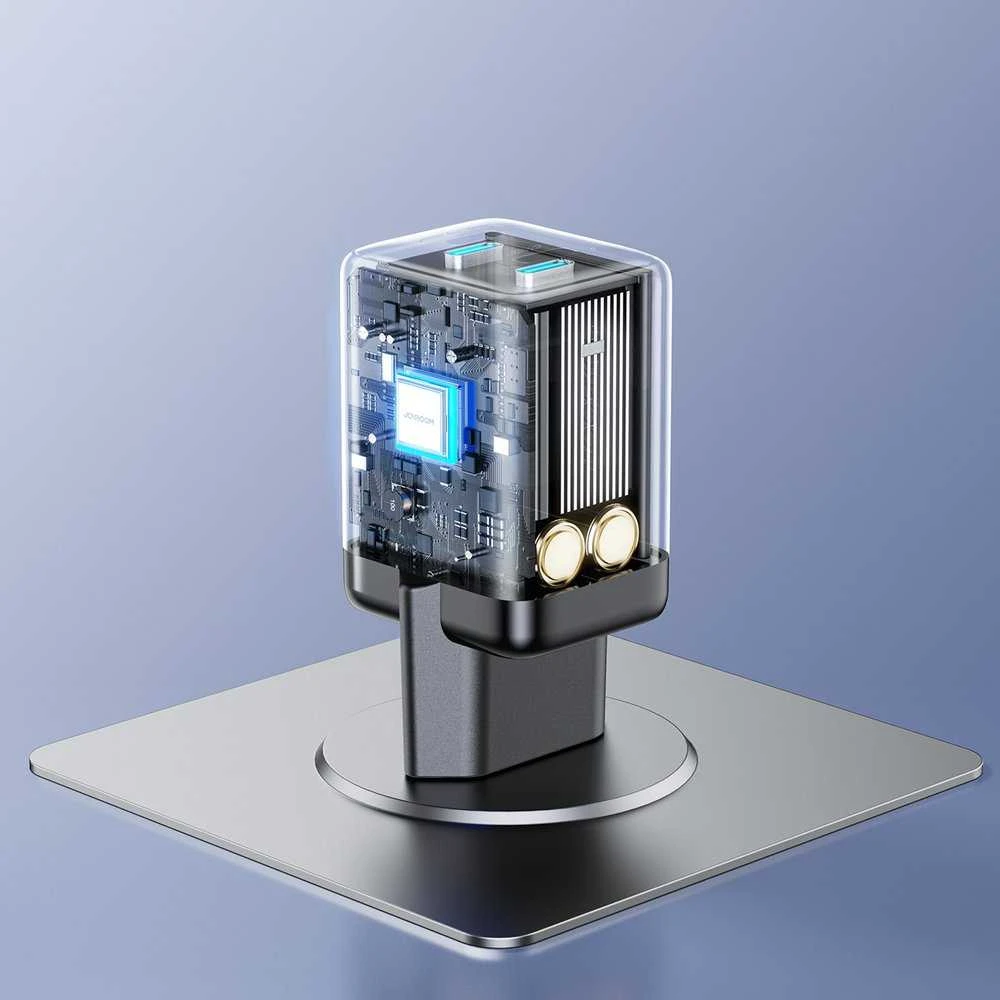 Laidinis įkroviklis Joyroom JR-TCG17 45W 2 x- USB-C (wtyczka EU) – juodos spalvos