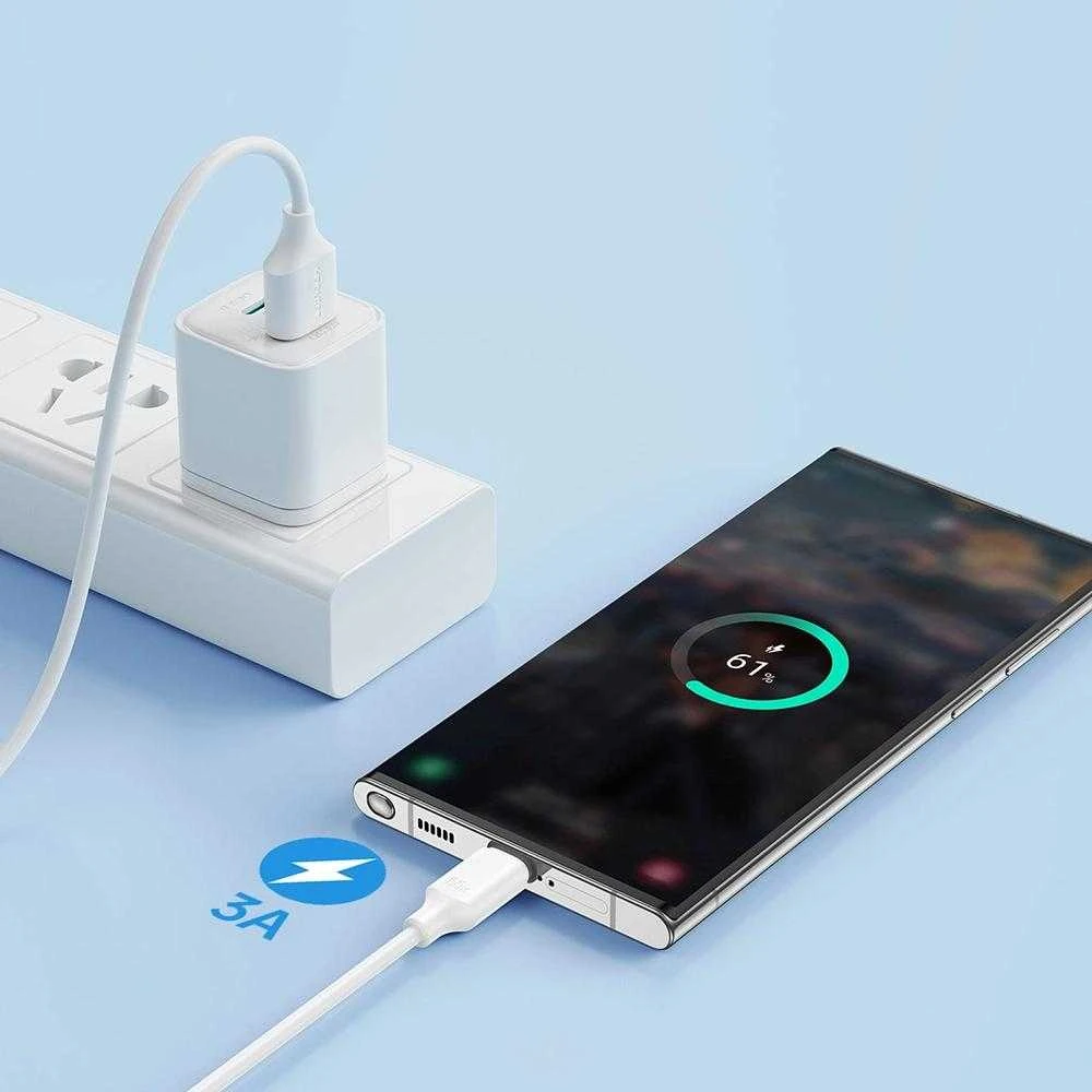 USB kabelis Joyroom S-UC027A9 USB į Type-C 3A 1.0m juodas