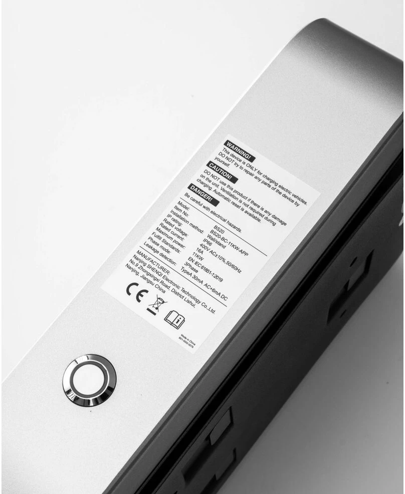 Įkrovimo stotelė BS20-BC-22kW su programėle, type 2 laidu 5m ilgio