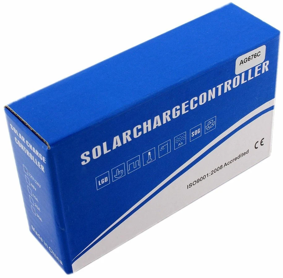 50-295# Oem Saulės Baterijų Valdiklis 12/24V 30A 2x USB