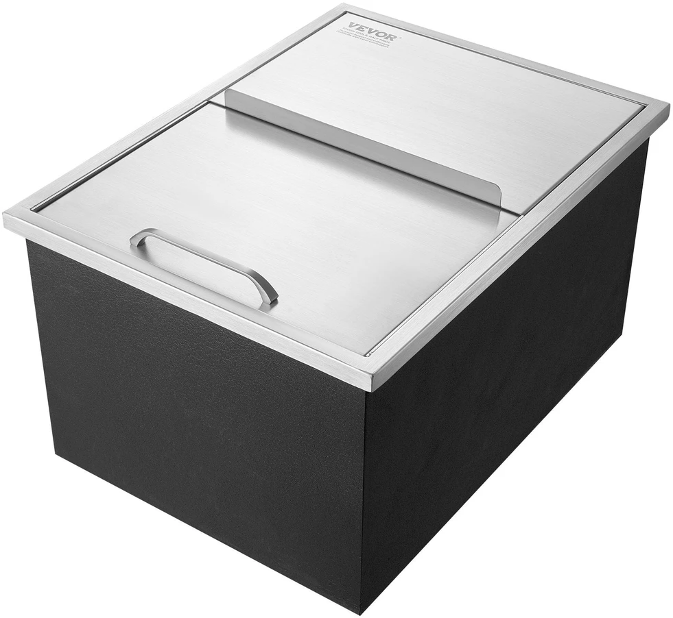 Vevor Integruota ledo dėžė 61 cm x 46 cm x 33 cm
