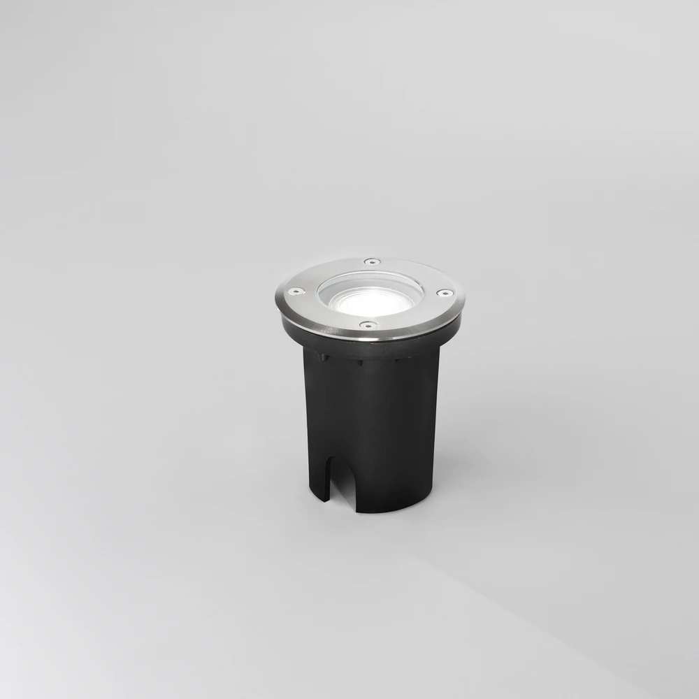 Įleidžiamas į grindinį šviestuvas DRIVE, plieno sp., 1xGU10, IP67