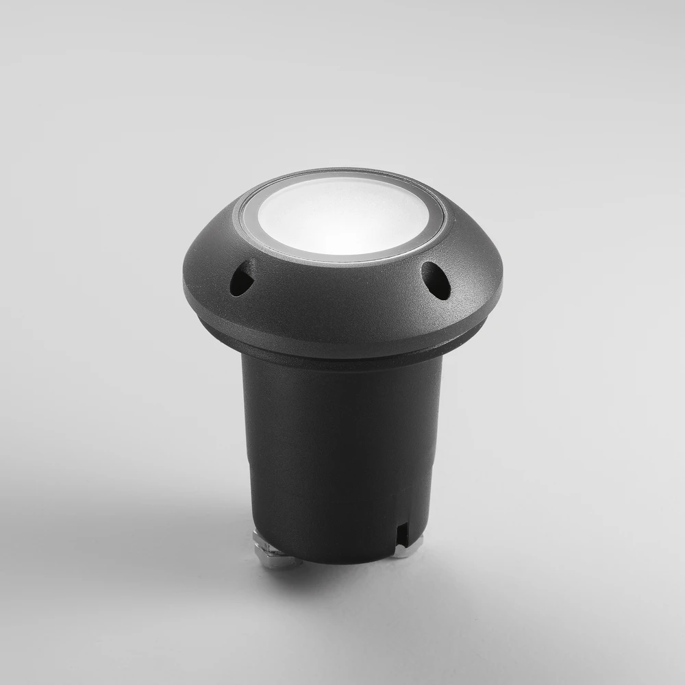 Įleidžiamas į grindinį šviestuvas HUMMER, antracito sp., 1xGU10, IP67