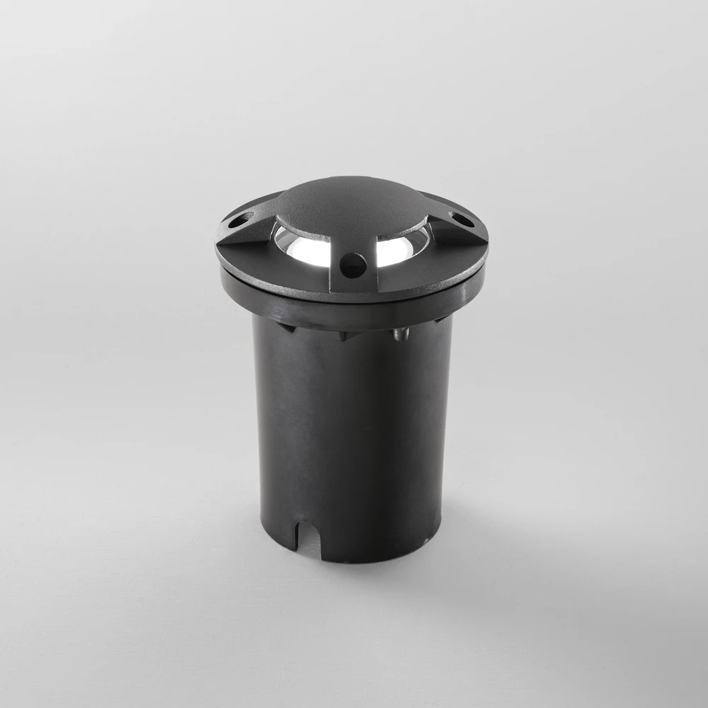 Įleidžiamas į grindinį šviestuvas HUMMER, antracito sp., 1xGU10, IP67