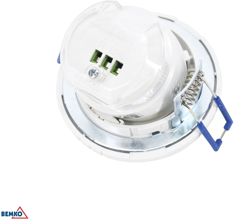 Bemko Įleidžiamas judesio daviklis, baltas, IP20, max 1200W, 360°, max 8m