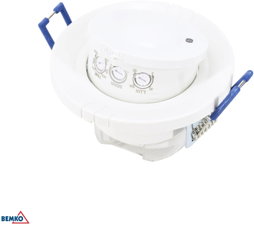 Bemko Įleidžiamas judesio daviklis, baltas, IP20, max 1200W, 360°, max 8m