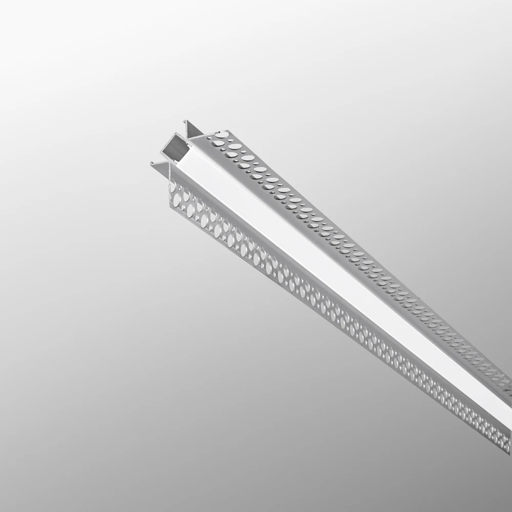 Įleidžiamas kampinis LED profilis ANGLE, aliuminio sp., 2m