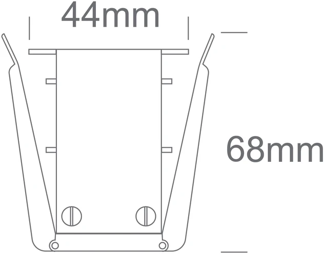 Įleidžiamas magnetinių sistemų bėgelis MIDI, baltas, 1m, 42001RB/W