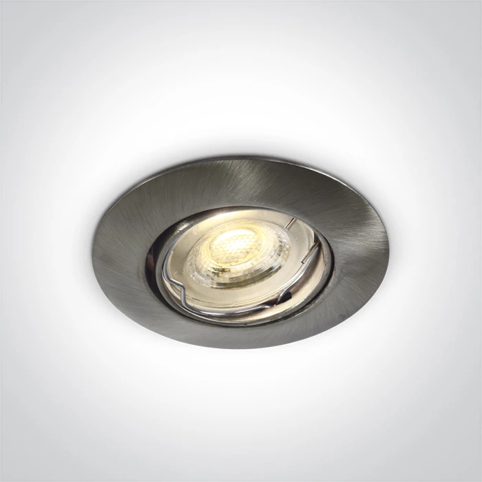 Įleidžiamas pakreipiamas šviestuvas, GU4, chromo sp., 11103A/MC