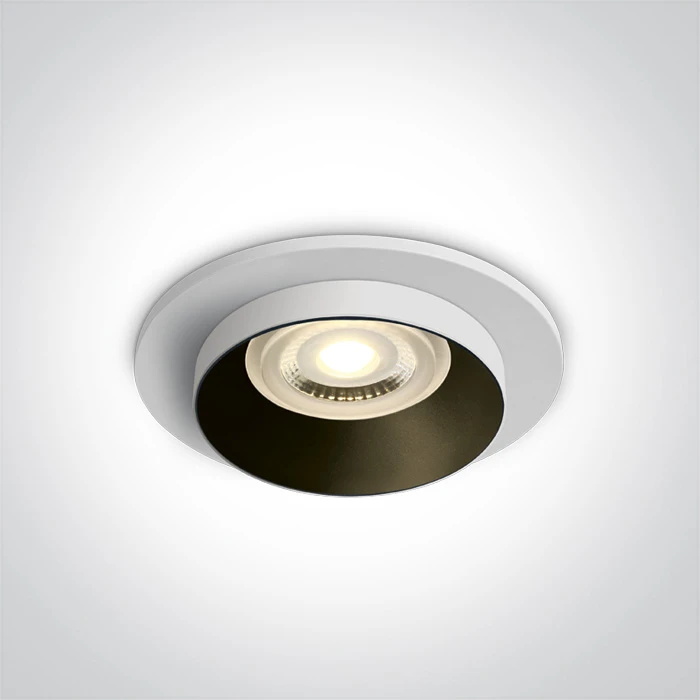 Įleidžiamas šviestuvas, GU10, baltas, 10105H/W