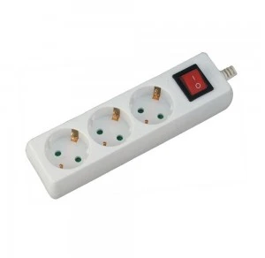 Ilgintuvas 3-vietis V-TAC, su jungikliu, 3G1.5MM2 X 1.5M