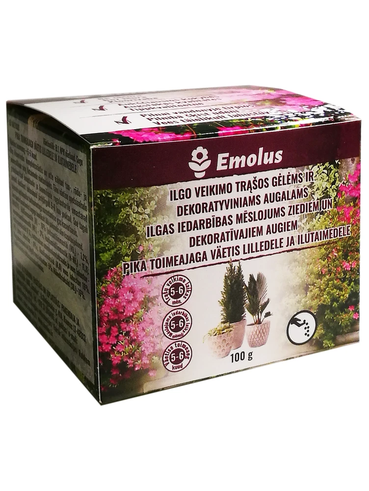 Emolus Augalų trąšos HYDROCOTE, ilgalaikio veikimo, 100 g