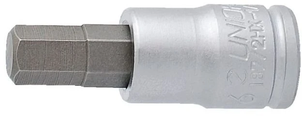 UNIOR šešiakampė galvutė 1/4" 3