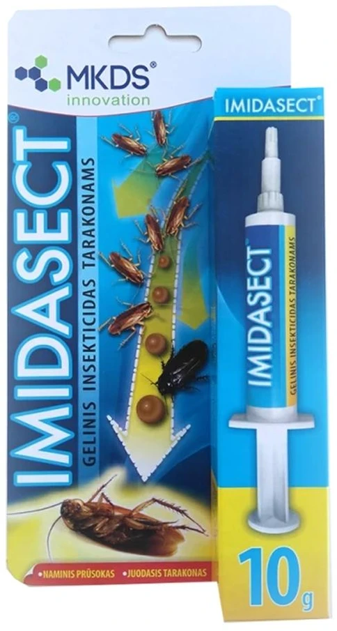 Mkds Gelinis insekticidas švirkštas IMIDASECT, tarakonams naikinti, 10 g