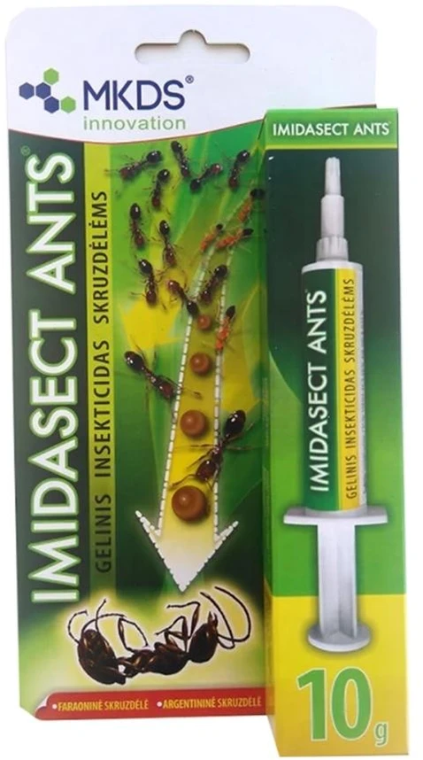 Mkds Gelinis insekticidas švirkštas IMIDASECT ANTS, skruzdėlėms naikinti, 10 g