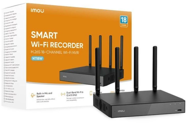 IMOU N118W 18-Channel IP Video Recorder