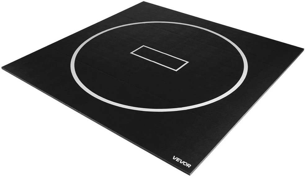 Vevor 3x3 m imtynių kilimėlis namų treniruotėms
